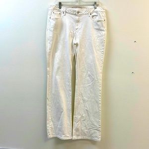Michael Kors white bootcut jeans sz12